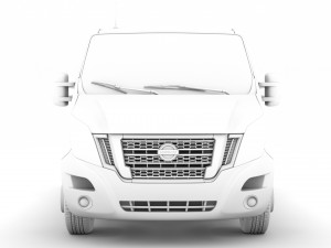 nissan nv 400 l1h1 windowvan 2020 3D Model