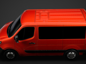 nissan nv 400 l1h1 windowvan 2020 3D Model