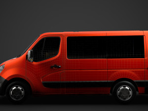 nissan nv 400 l1h1 windowvan 2020 3D Model