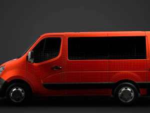 nissan nv 400 l1h1 windowvan 2020 3D Model