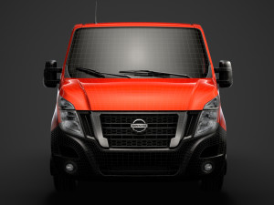 nissan nv 400 l1h1 windowvan 2020 3D Model