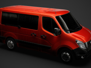 nissan nv 400 l1h1 windowvan 2020 3D Model