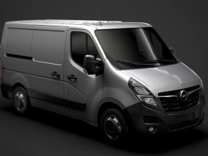 opel movano l1h1 furgone 2020 Modello 3D