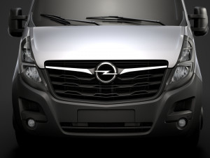 opel movano l1h1 van 2020 3D मॉडल