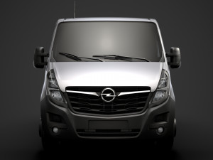 opel movano l1h1 van 2020 3D मॉडल