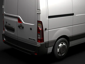 opel movano l1h1 van 2020 3D Model