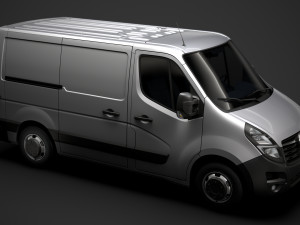 opel movano l1h1 van 2020 3D मॉडल