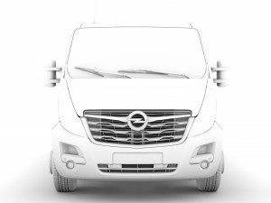 opel movano l1h1 van 2020 3D मॉडल