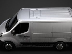 opel movano l1h1 van 2020 3D मॉडल