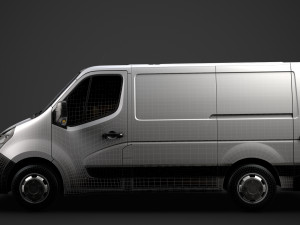 opel movano l1h1 van 2020 3D मॉडल