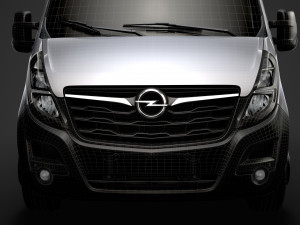 opel movano l1h1 van 2020 3D मॉडल