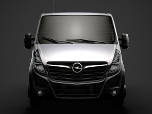 opel movano l1h1 van 2020 3D मॉडल
