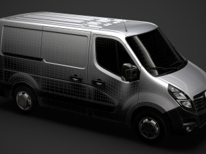 opel movano l1h1 van 2020 3D मॉडल