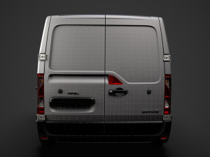 opel movano l1h1 van 2020 3D मॉडल