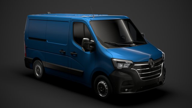 renault master l1h1 van 2020 3D मॉडल .c4d .max .obj .3ds .fbx .stl .blend 