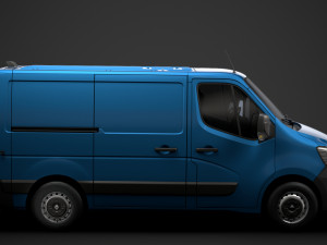 renault master l1h1 van 2020 3D मॉडल