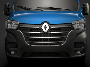 renault master l1h1 van 2020 3D मॉडल