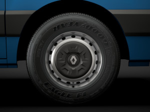 renault master l1h1 van 2020 3D मॉडल