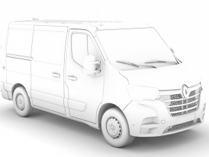 renault master l1h1 van 2020 3D मॉडल