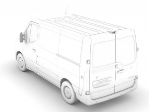 renault master l1h1 van 2020 3D मॉडल