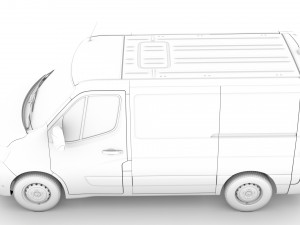 renault master l1h1 van 2020 3D मॉडल
