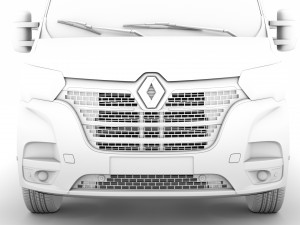 renault master l1h1 van 2020 3D मॉडल
