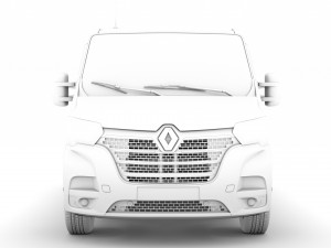 renault master l1h1 van 2020 3D मॉडल