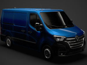 renault master l1h1 van 2020 3D मॉडल