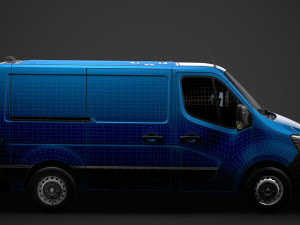 renault master l1h1 van 2020 3D मॉडल