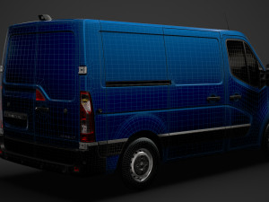 renault master l1h1 van 2020 3D मॉडल