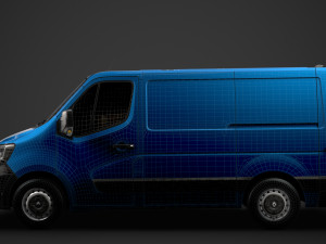 renault master l1h1 van 2020 3D मॉडल