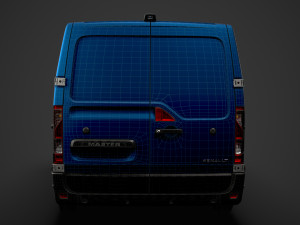 renault master l1h1 van 2020 3D मॉडल