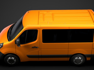 opel movano l1h1 windowvan 2020 3D Model