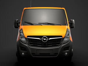 opel movano l1h1 windowvan 2020 3D Model