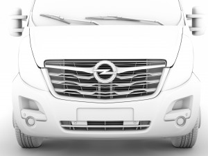 opel movano l1h1 windowvan 2020 3D Model