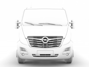 opel movano l1h1 windowvan 2020 3D Model