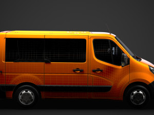opel movano l1h1 windowvan 2020 3D Model