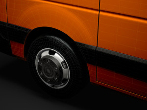 opel movano l1h1 windowvan 2020 3D Model