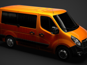 opel movano l1h1 windowvan 2020 3D Model
