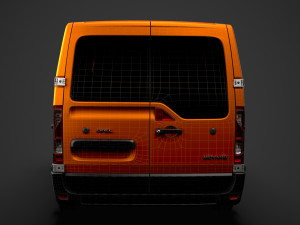 opel movano l1h1 windowvan 2020 3D Model