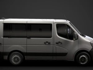 renault master l1h1 windowvan 2020 3D Model