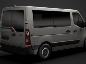 renault master l1h1 windowvan 2020 Modèle 3D