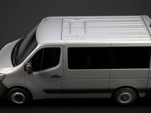 renault master l1h1 windowvan 2020 3D Model