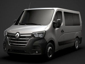 renault master l1h1 windowvan 2020 Modèle 3D