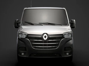 renault master l1h1 windowvan 2020 3D Model