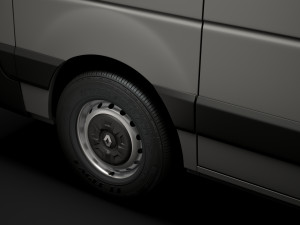 renault master l1h1 windowvan 2020 Modèle 3D