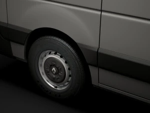 renault master l1h1 windowvan 2020 3D Model