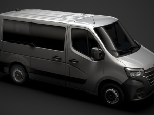 renault master l1h1 windowvan 2020 Modèle 3D