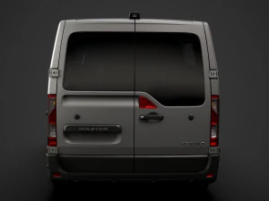renault master l1h1 windowvan 2020 3D Model