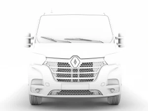 renault master l1h1 windowvan 2020 3D Model